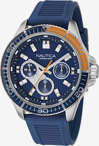 Montre à affichage analogique 'Windrose' NAUTICA en bleu : devant
