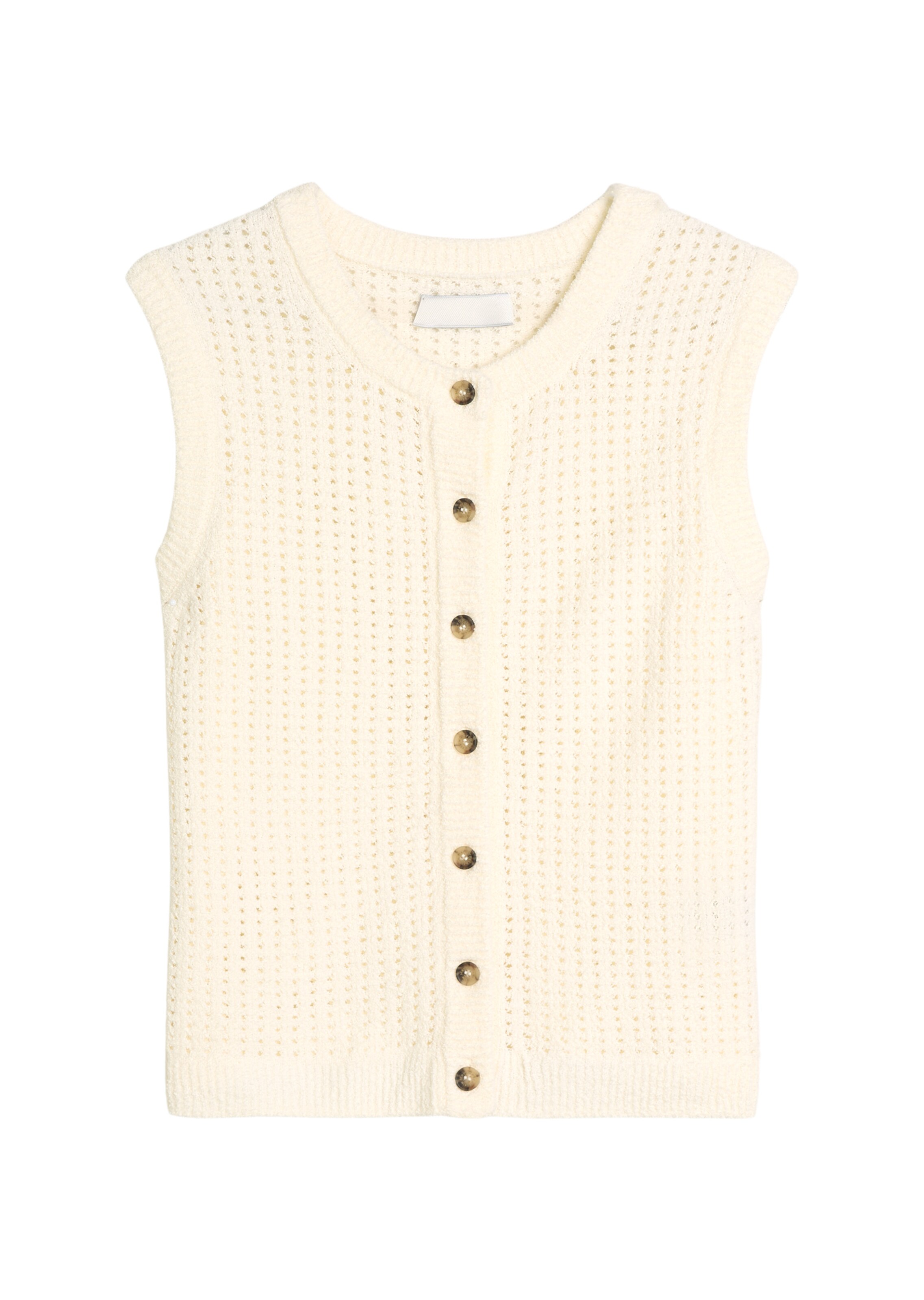 Marc O'Polo DENIM Strickjacke in Beige: Vorderseite
