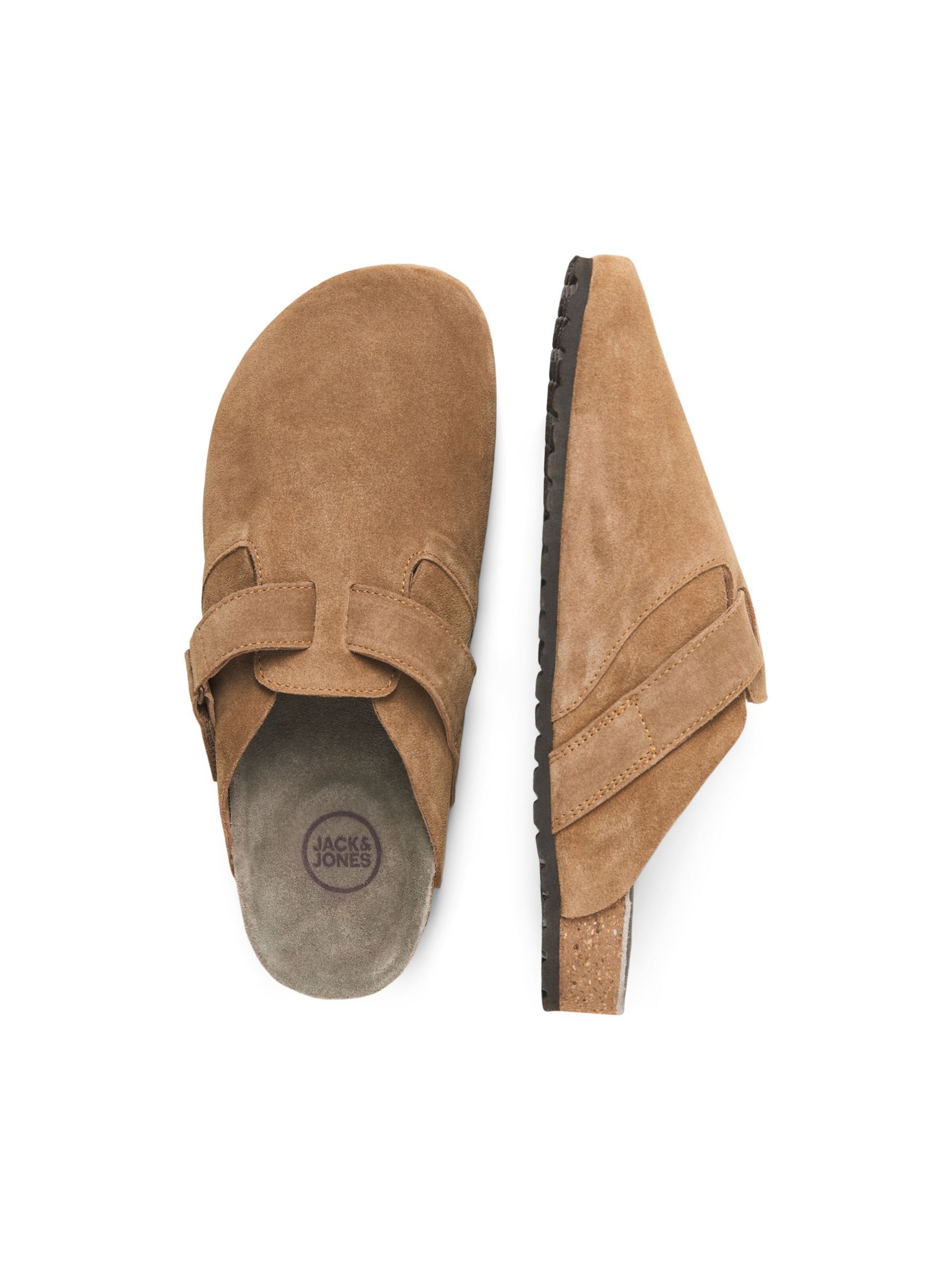 JACK & JONES Pantolette 'JFWLouis' in Braun