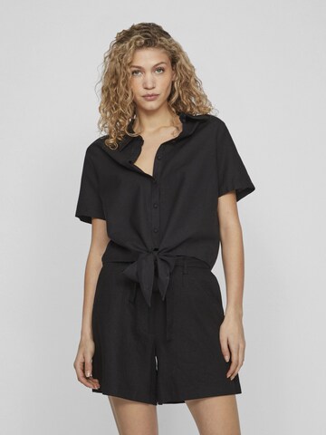 VILA Blouse in Zwart: voorkant