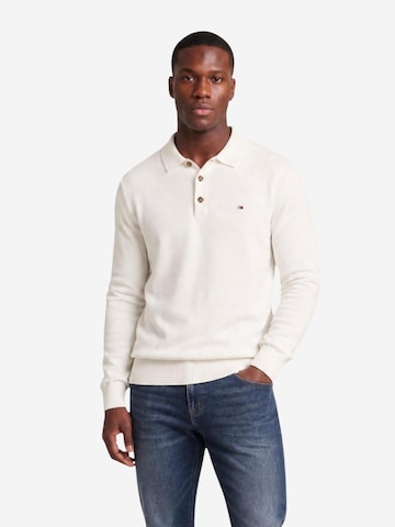 Pullover 'TJM SLIM ESSENTIAL P DM0DM20304' di Tommy Jeans in beige: frontale