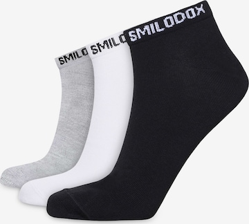 Smilodox Sokken ' 3er Sneaker Socks ' in Gemengde kleuren: voorkant