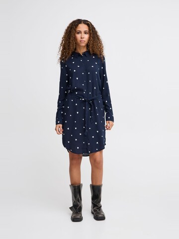 ICHI - Vestidos camiseiros ' VERA ' em azul