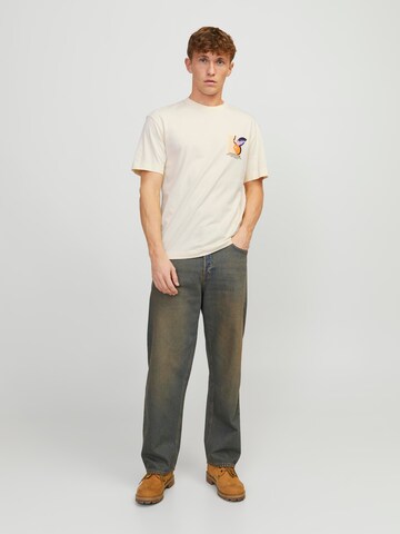 T-Shirt 'Tampa' JACK & JONES en beige