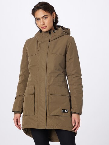 Parka di mezza stagione 'CharlizeAK' di Alife and Kickin in verde: frontale