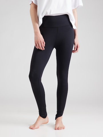 CURARE Yogawear Skinny Sportnadrágok - fekete: elől