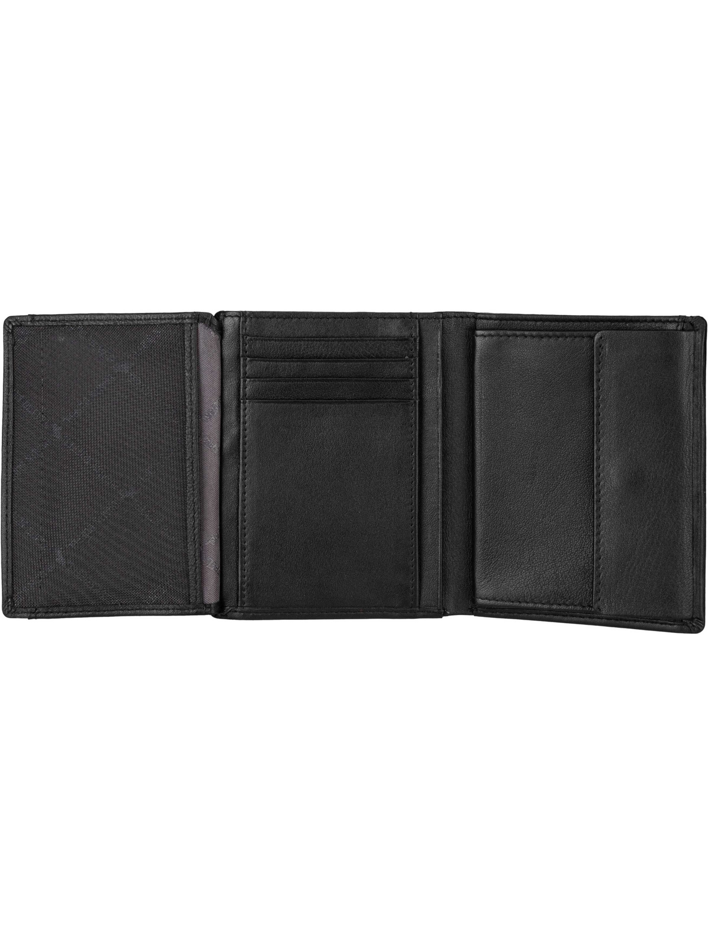 Braun Büffel Wallet 'Hannes' in Black