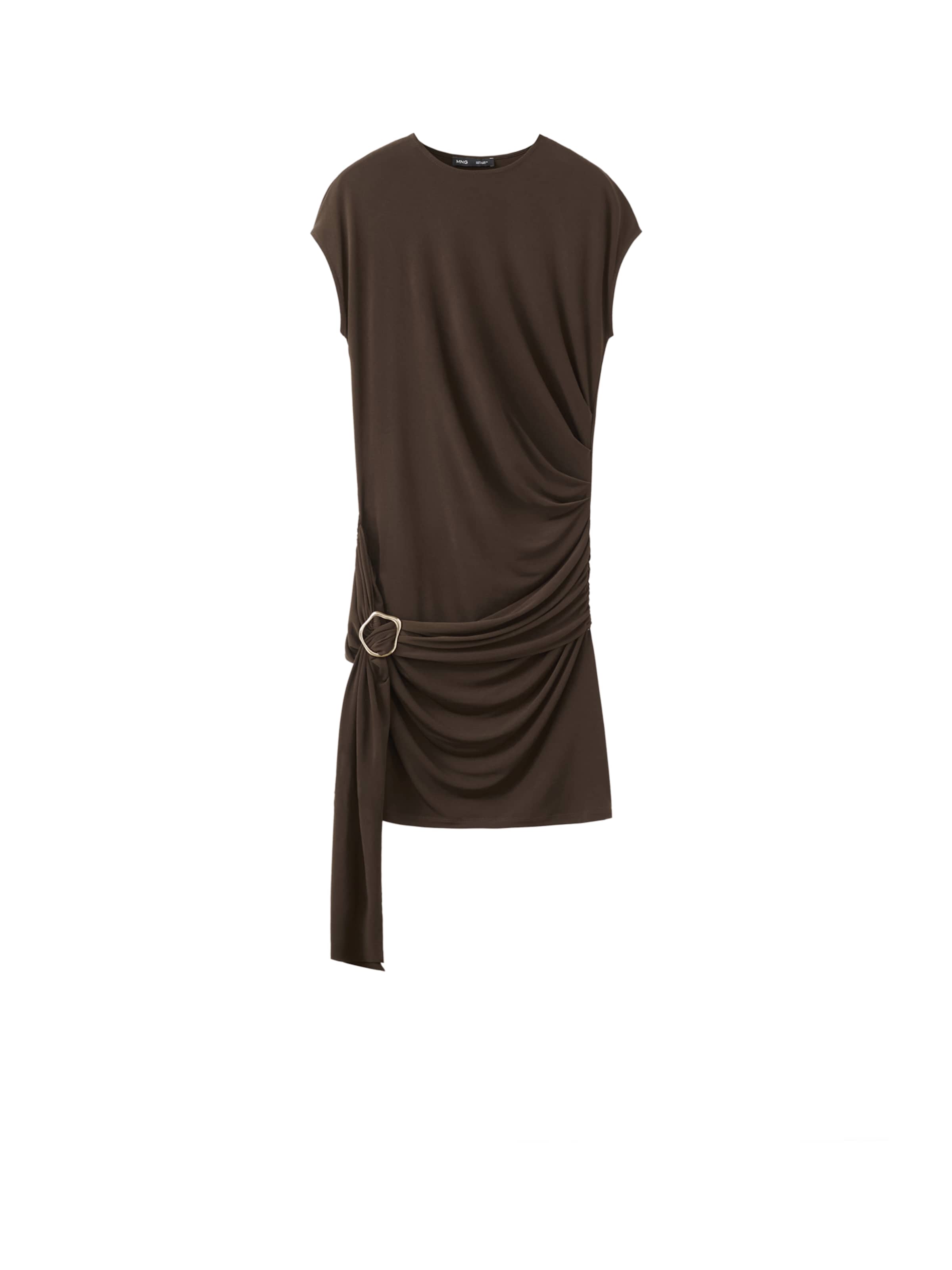 MANGO Kjole 'MILENA' i brun: forside