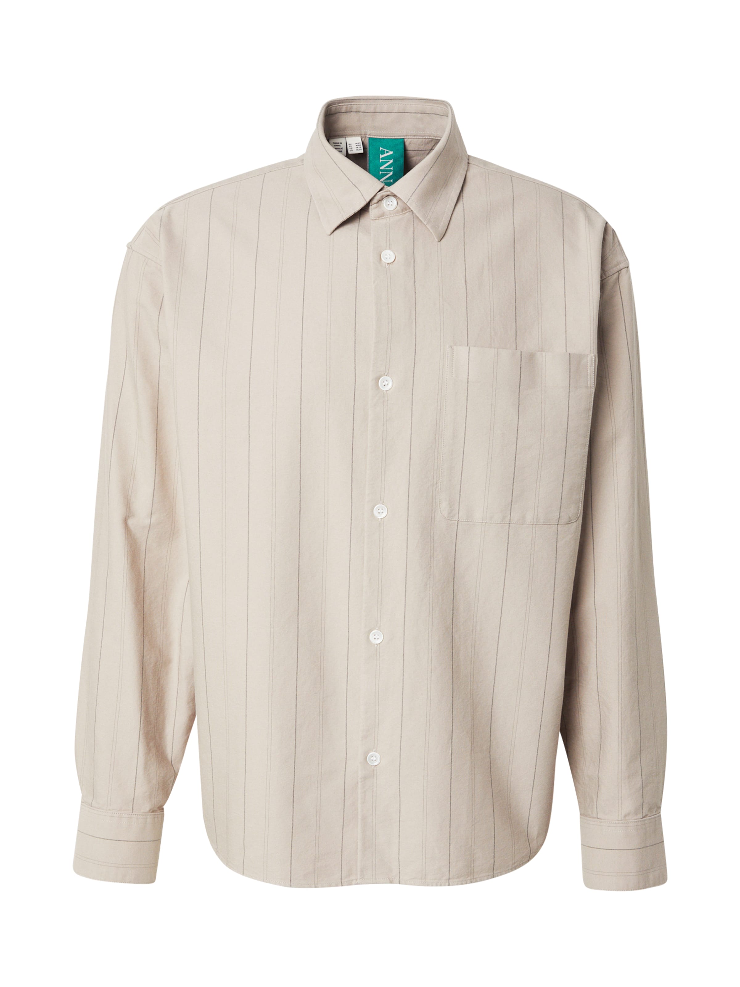 ANNARR Regular fit Button Up Shirt 'ANRVOLUND' in Beige: front