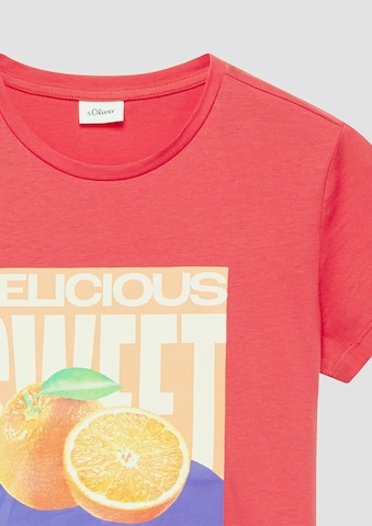 s.Oliver T-Shirt in Rot