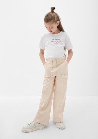 s.Oliver Wide leg Jeans in Beige