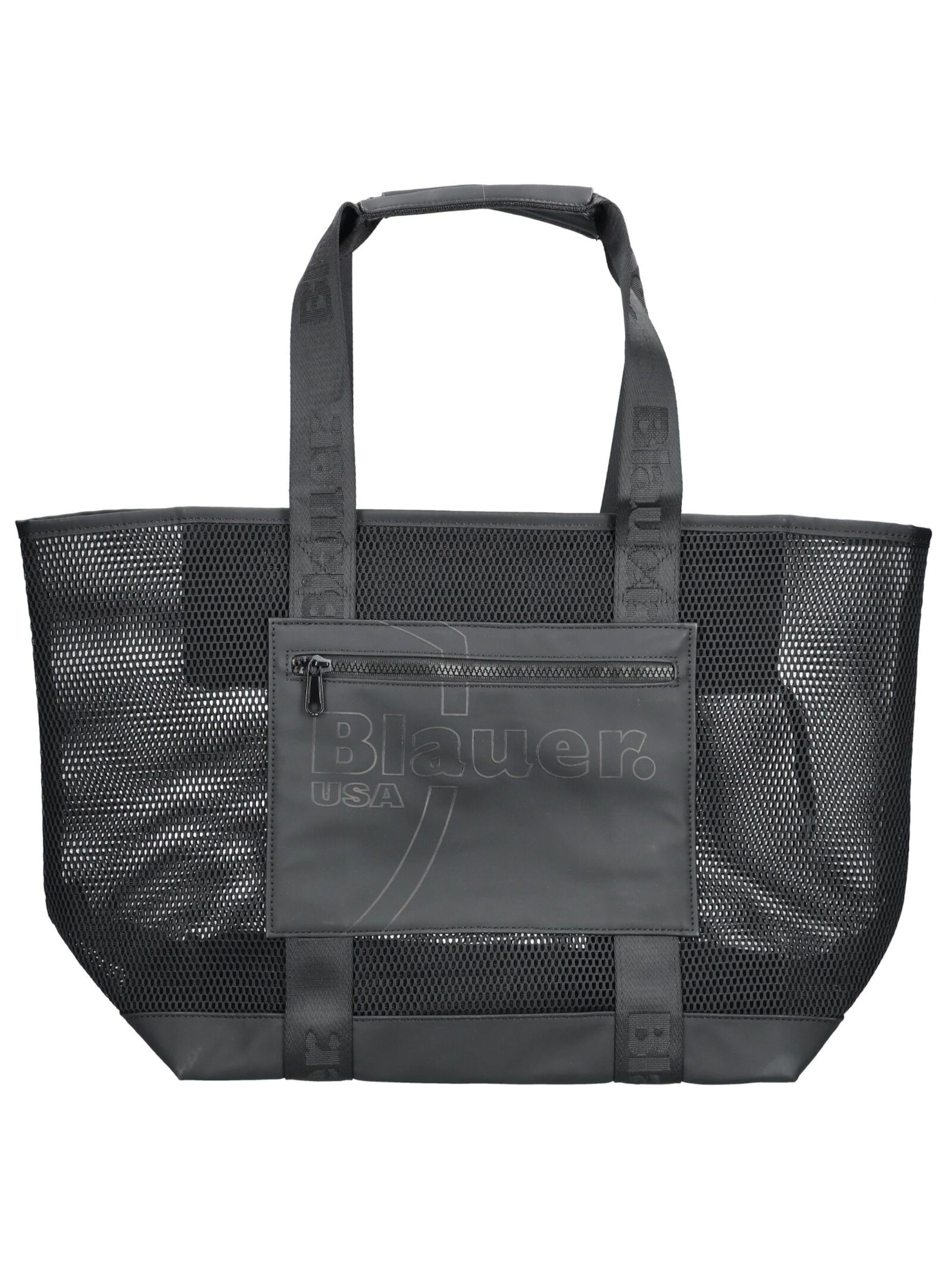 Blauer.USA Shopper in Black: front