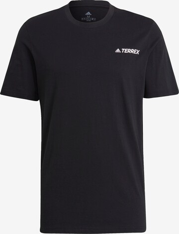 ADIDAS TERREX Sportshirt in Schwarz: predná strana