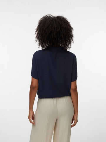 VERO MODA Bluse in Blau