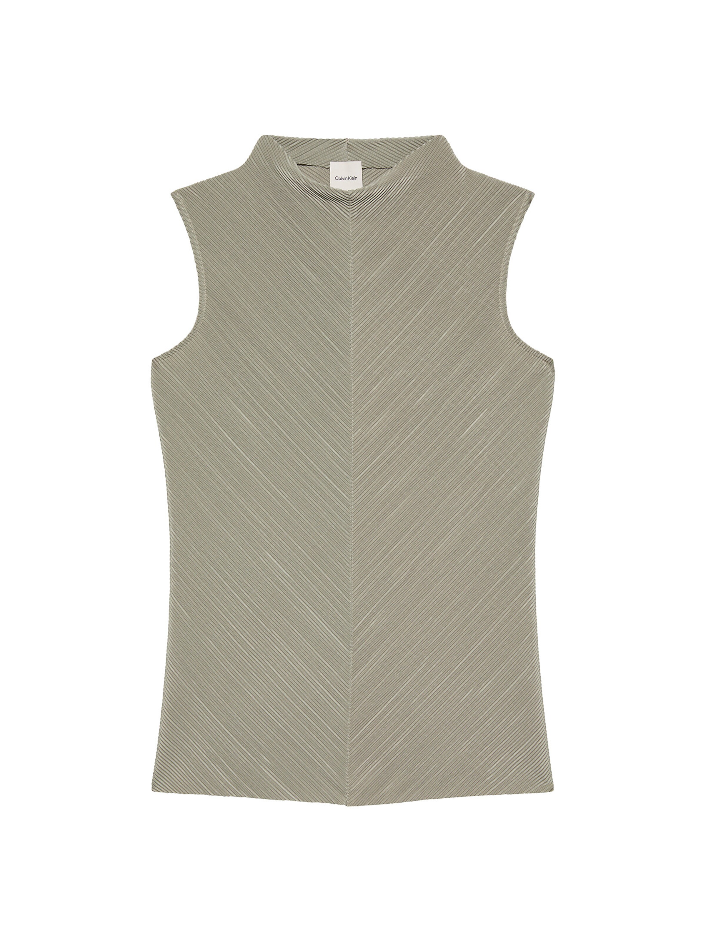 Calvin Klein Regular Top in Grün: Vorderseite