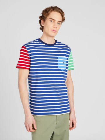 T-Shirt Polo Ralph Lauren en bleu : devant