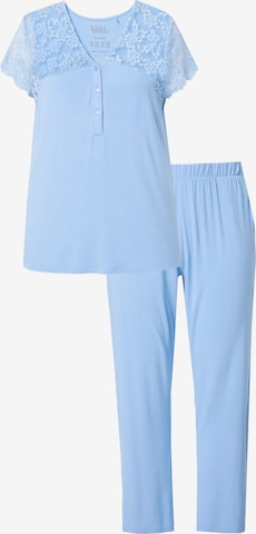 Ulla Popken Pajama in Blue: front