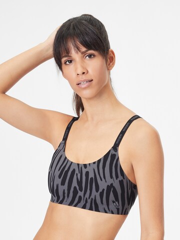 ADIDAS SPORTSWEAR Bustier Biustonosz sportowy w kolorze szary: przód