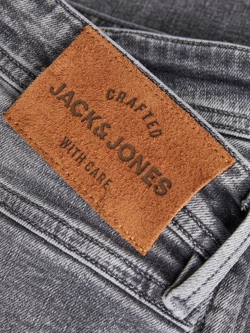 JACK & JONES Slimfit Jeans 'JJIMIKE JJCOLE' in Grau
