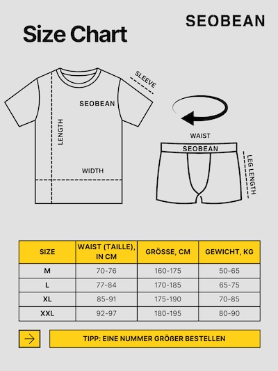 SEOBEAN Badehose‌‌‌‌‌‌‌‌ in gelb, Produktansicht