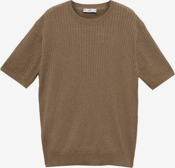 MANGO MAN Shirt in Brown: front