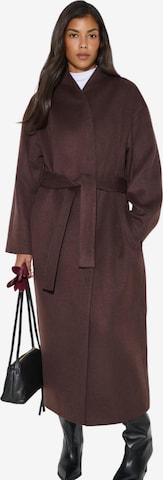 Manteau mi-saison '475' Estro en marron : devant