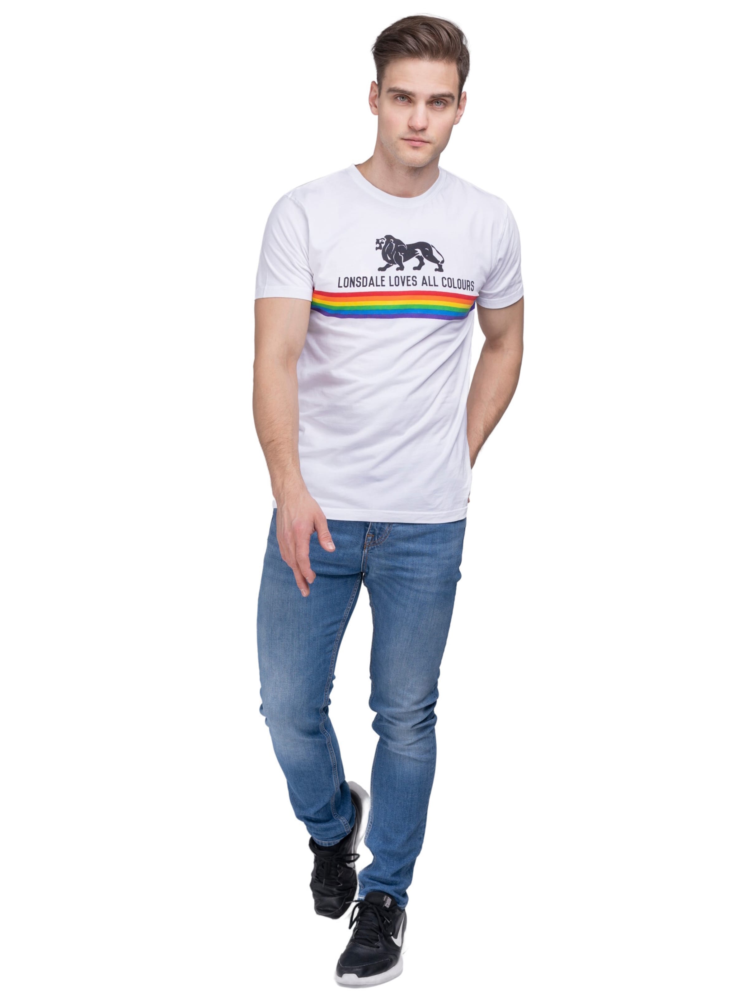 LONSDALE Bluser & t-shirts 'Nelson' i hvid