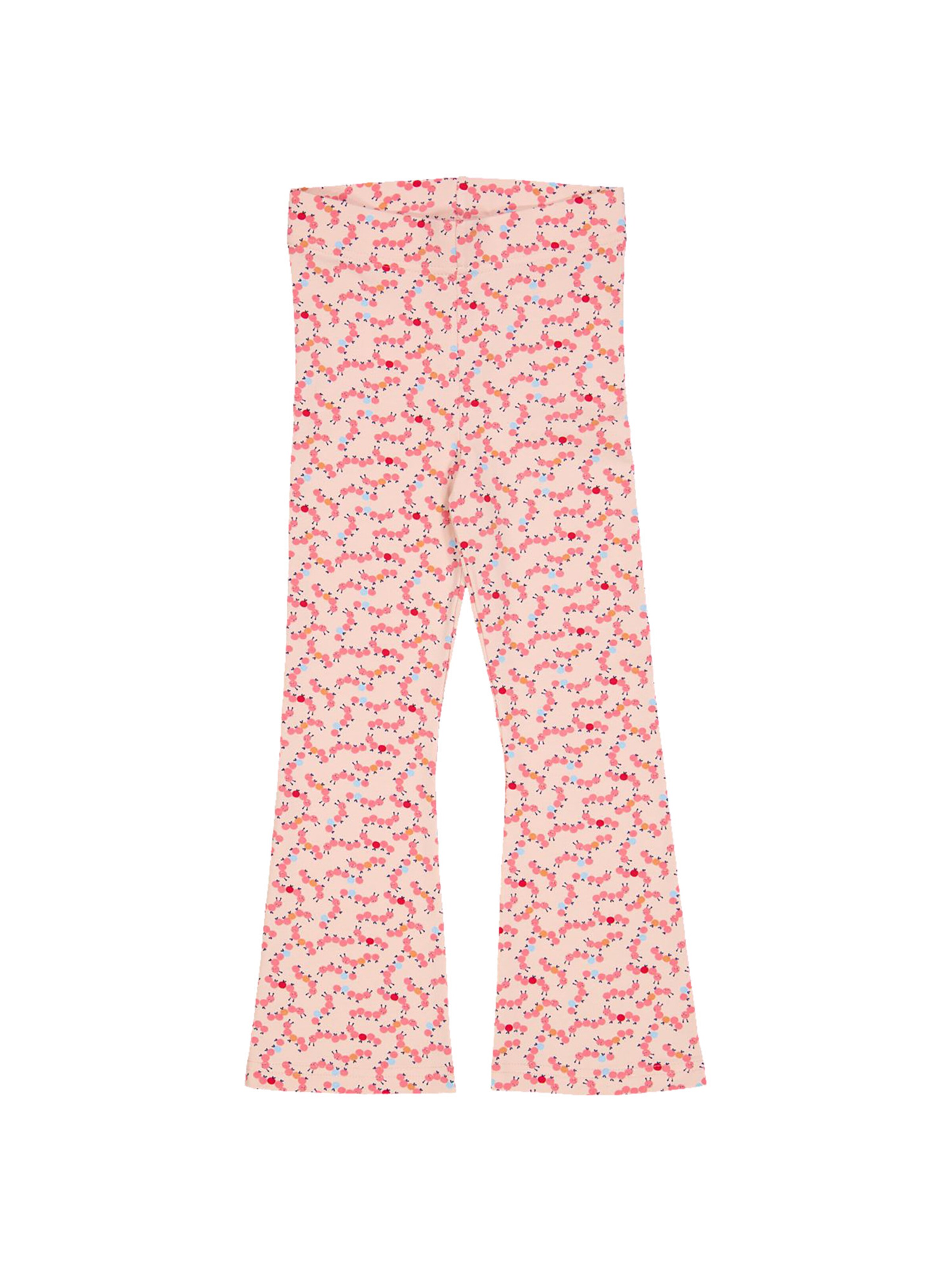 évasé Pantalon Fred's World by GREEN COTTON en rose : devant