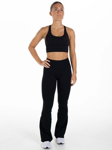 Divina Flared Sportbroek 'Altum' in Zwart