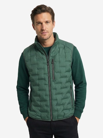 CASAMODA Vest 'Basic' in Green: front