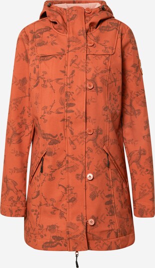 Blutsgeschwister Jacke in braun / dunkelorange, Produktansicht
