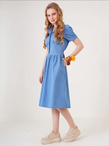 Bigdart Jurk 'Midi' in Blauw