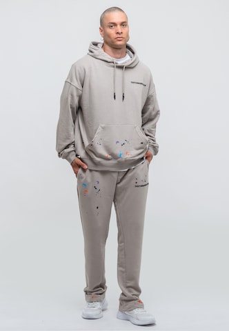Tom Barron Tracksuit in Grey: front