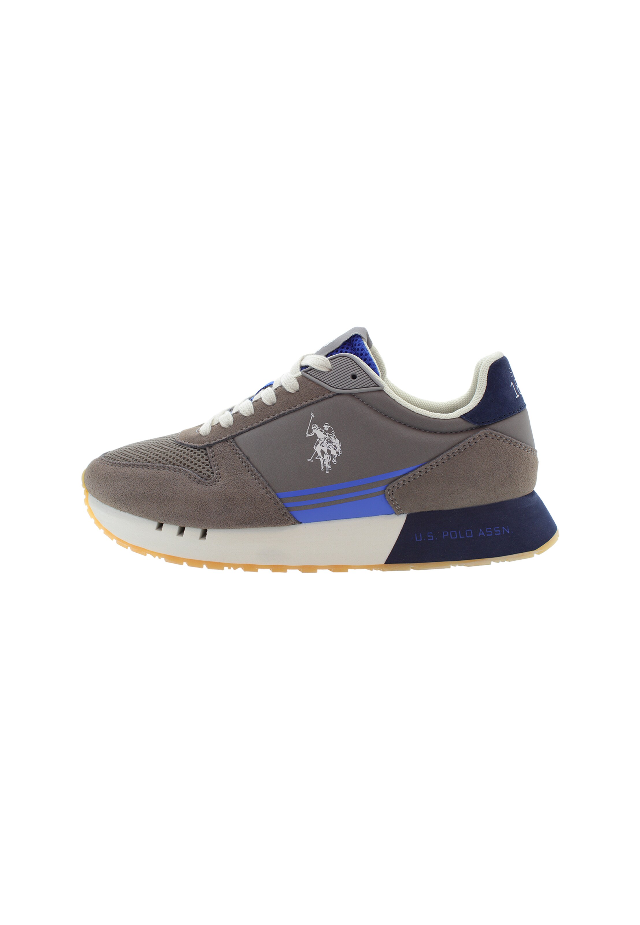 Baskets basses 'JAKE001' U.S. POLO ASSN. en gris : devant