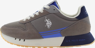 Baskets basses 'JAKE001' U.S. POLO ASSN. en gris : devant