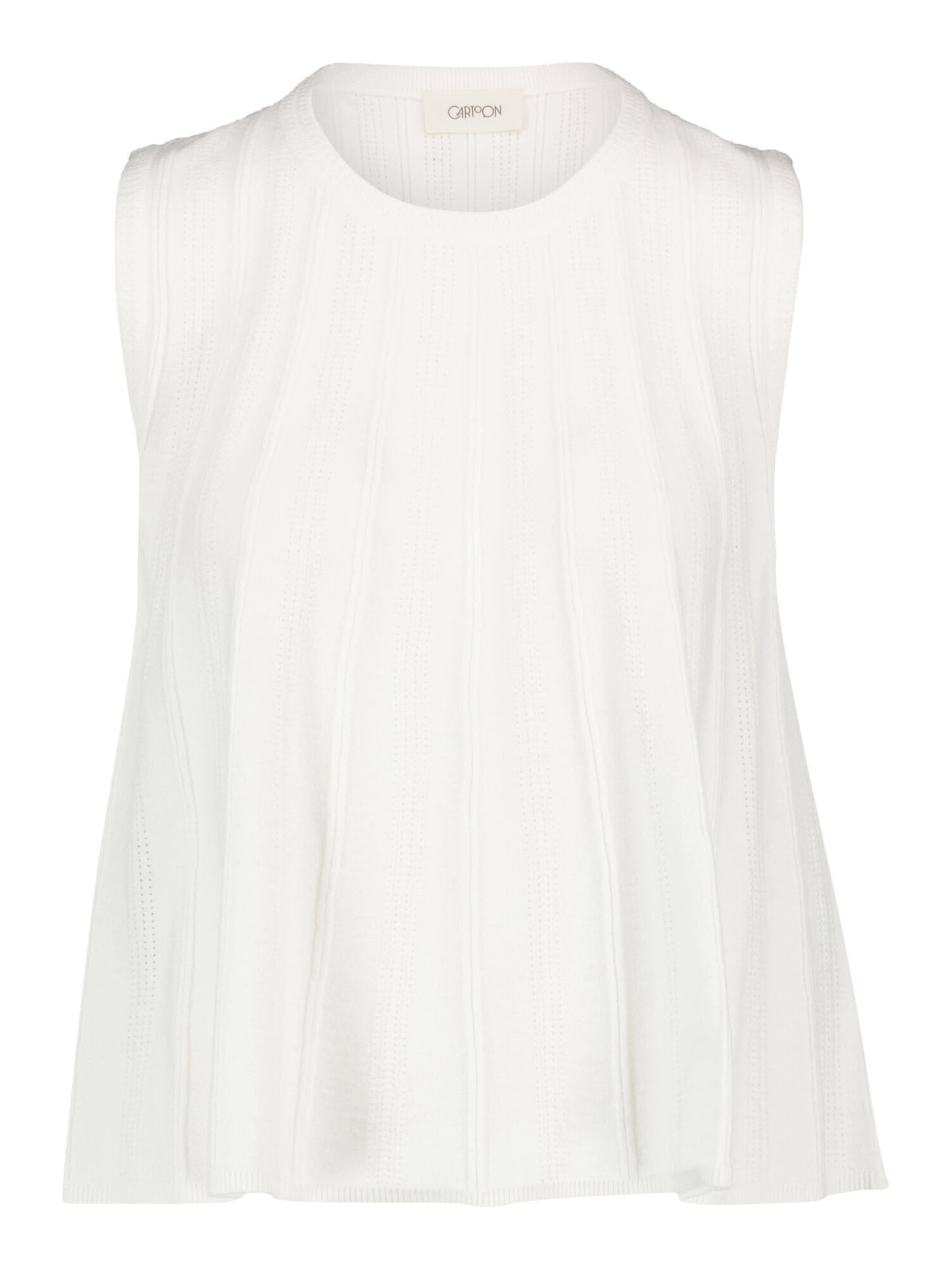 Pullover di Cartoon in bianco: frontale