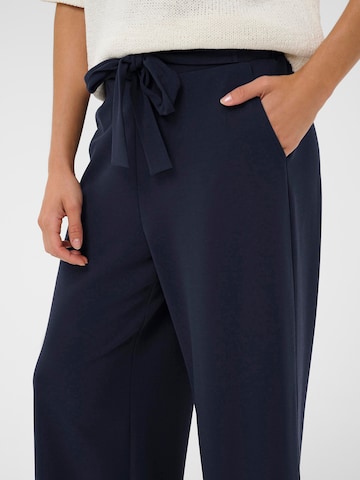 Kaffe Zvonové kalhoty Kalhoty 'KAPhoebe' – modrá