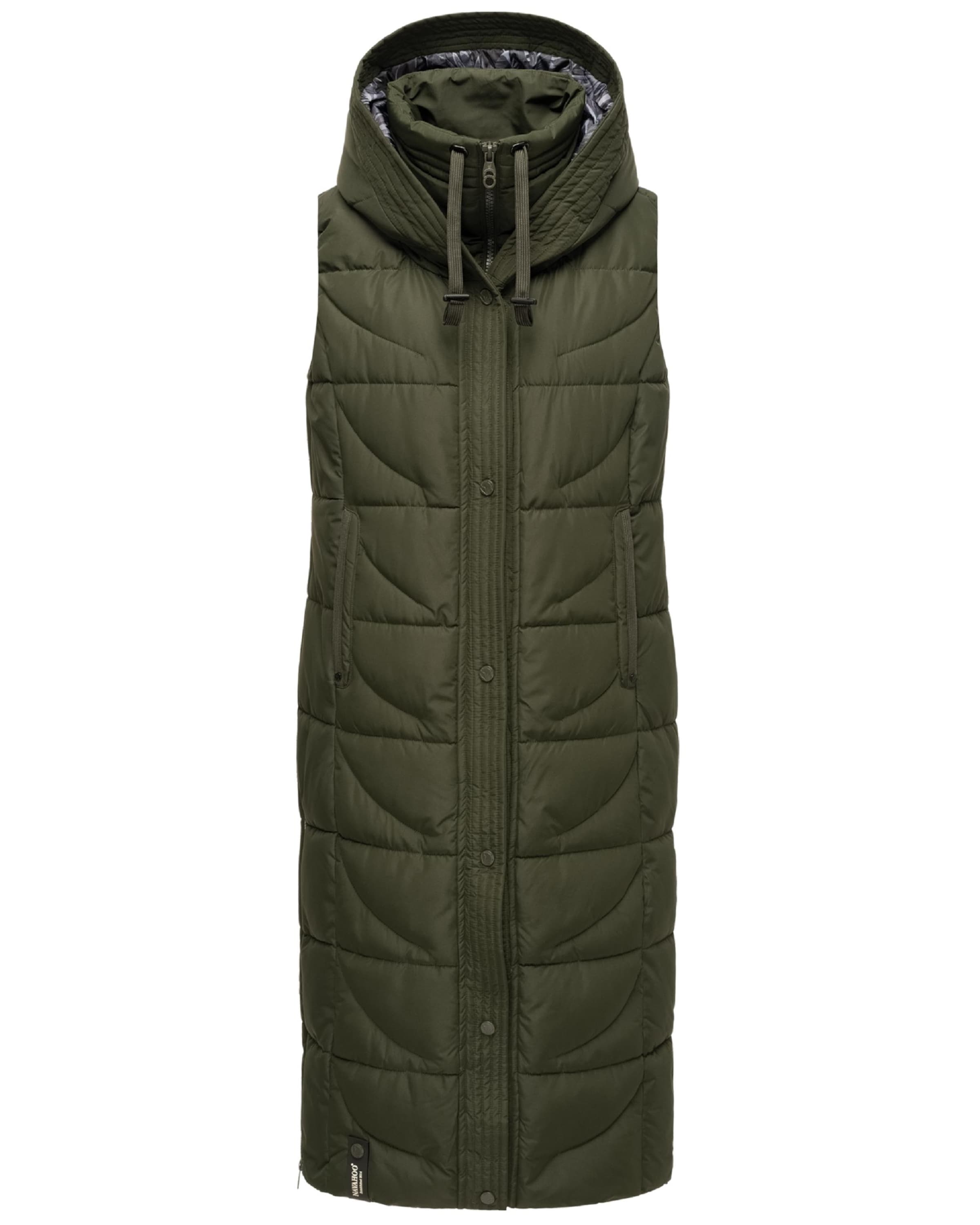 NAVAHOO Bodywarmer 'Brezelchen' in Groen: voorkant