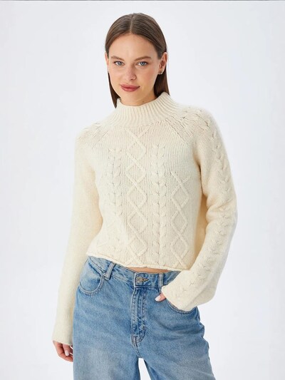 MixRay Pullover 'Pullover' em S-L em bege claro, Vista do artigo