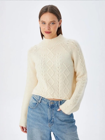Pullover 'Pullover' di MixRay in beige: frontale