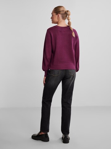 PIECES Pullover 'Jenna' in Lila