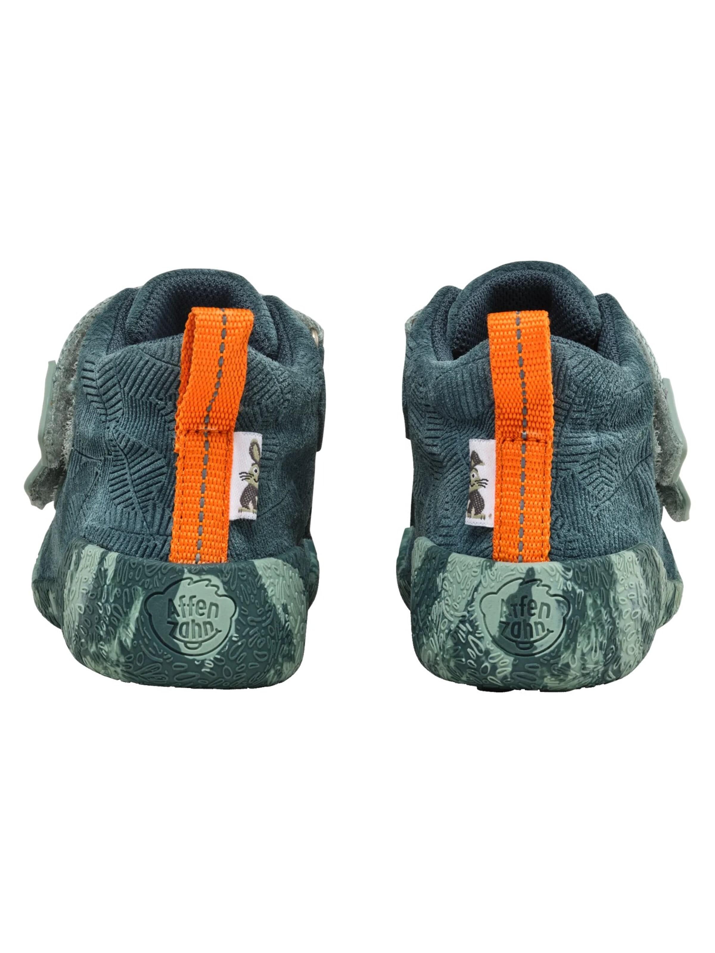 Affenzahn First-Step Shoes 'Lauflernschuh Leder Talky' in Green