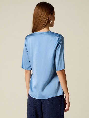 Camicia da donna di oltre in blu