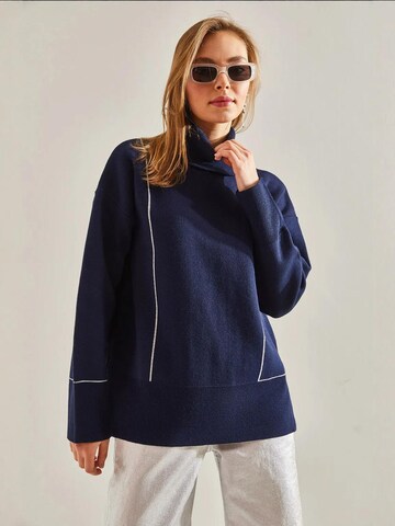 Bianco Lucci - Pullover 'Pullover' em azul