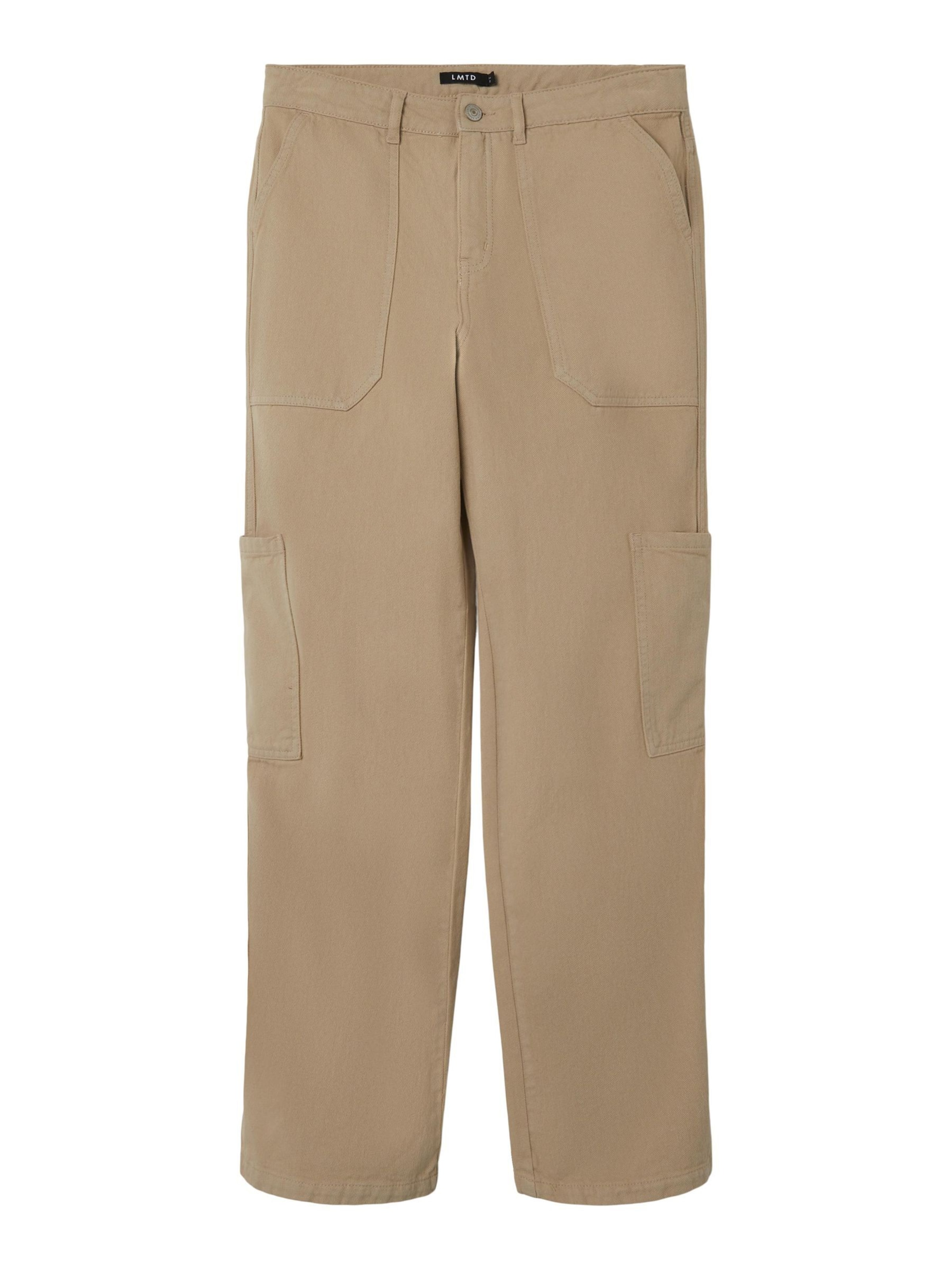 LMTD Loosefit Broek in Bruin: voorkant