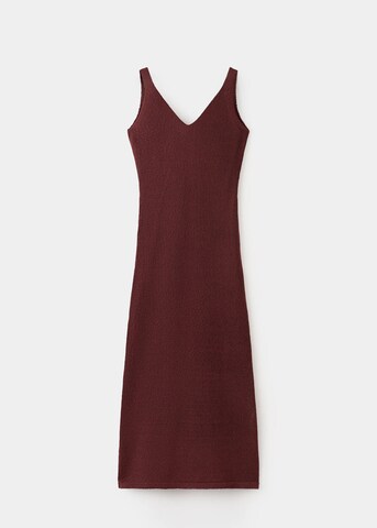 MANGO Knitted dress 'Siena' in Orange