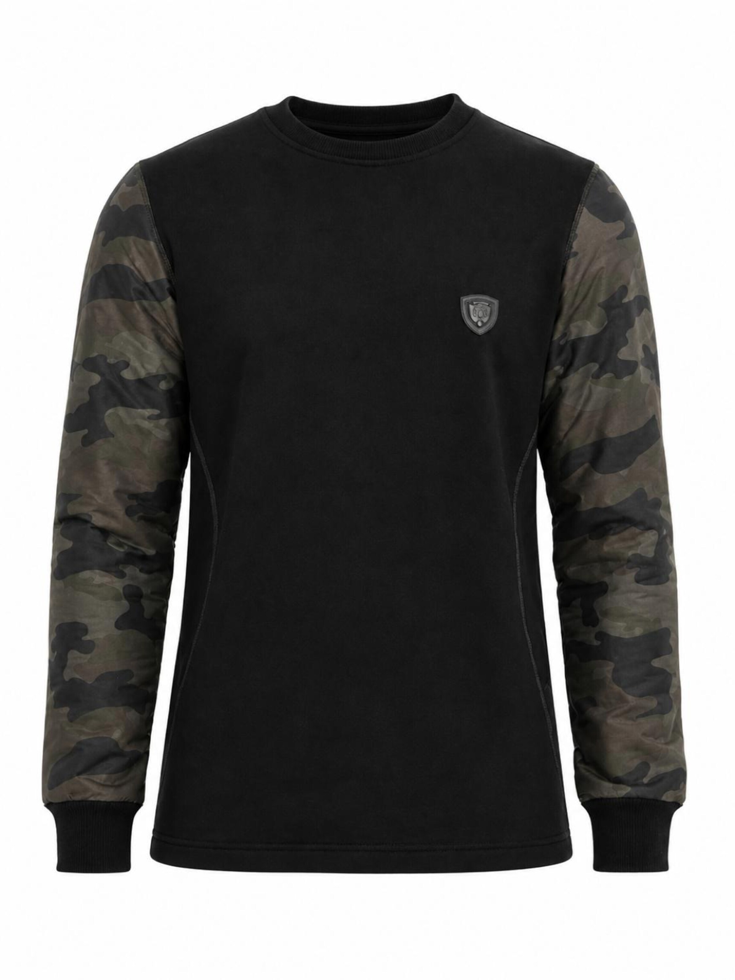 SCR. Sportsweatshirt 'ZADIQ' i sort: forside