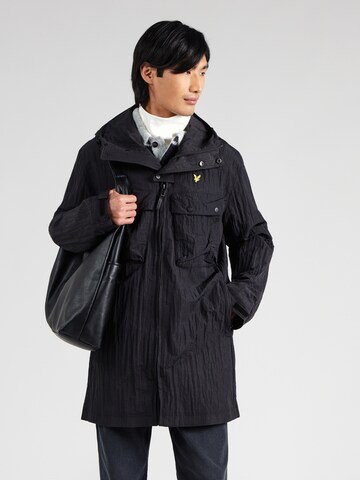 Lyle & Scott Tussenjas in Zwart: voorkant