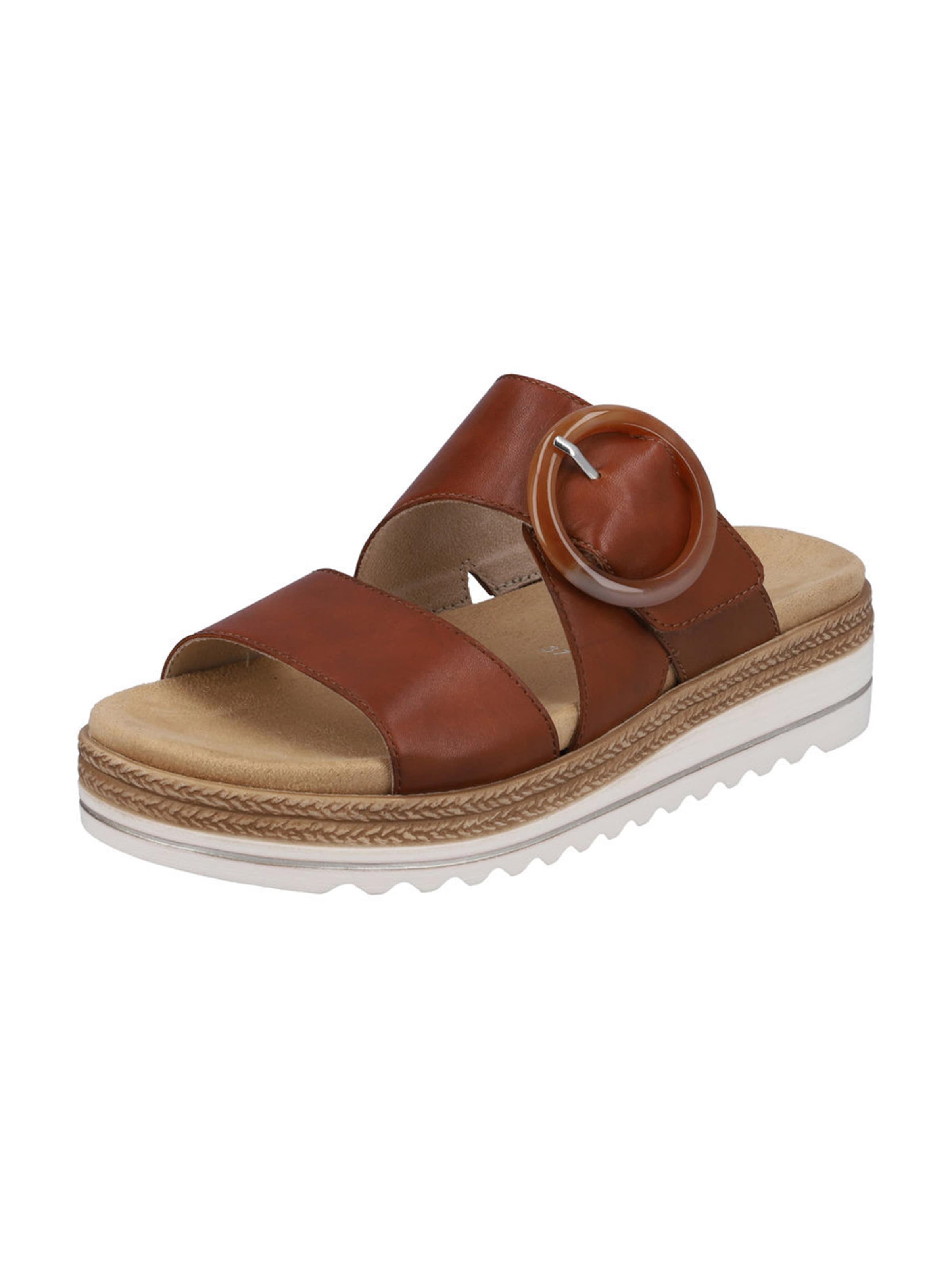 REMONTE Muiltjes in Bruin: voorkant