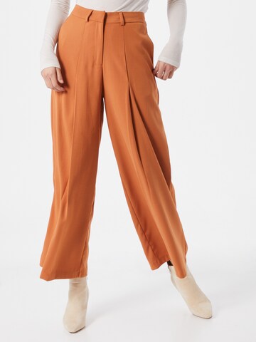 VILA Wide leg Trousers 'Janine' in Orange: front